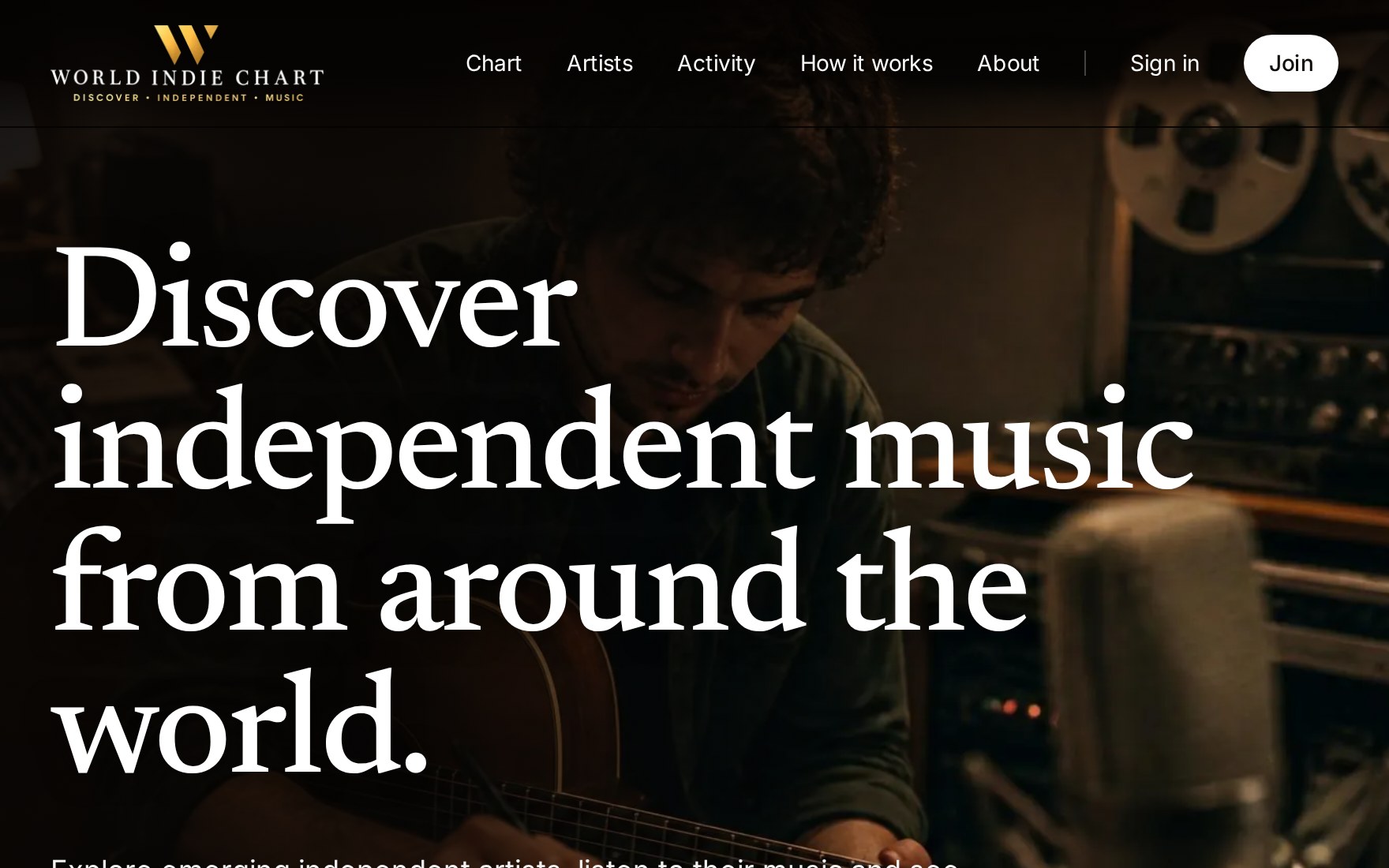 World Indie Chart — website